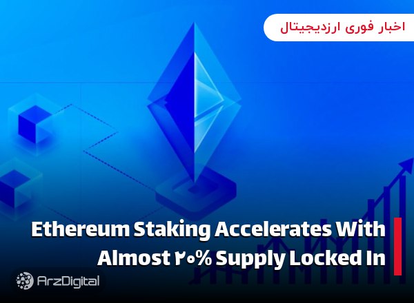 Ethereum Staking Accelerates With Almost ۲۰% Supply Locked In Ethereum stak…